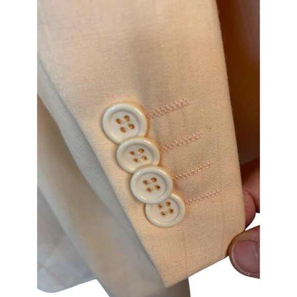 Valentino Ferrel Italy Mens 2-Piece Suit Size 50R Cuffed Pleated GUC RZ10411 - Picture 5 of 14